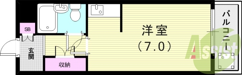 3階の間取り図