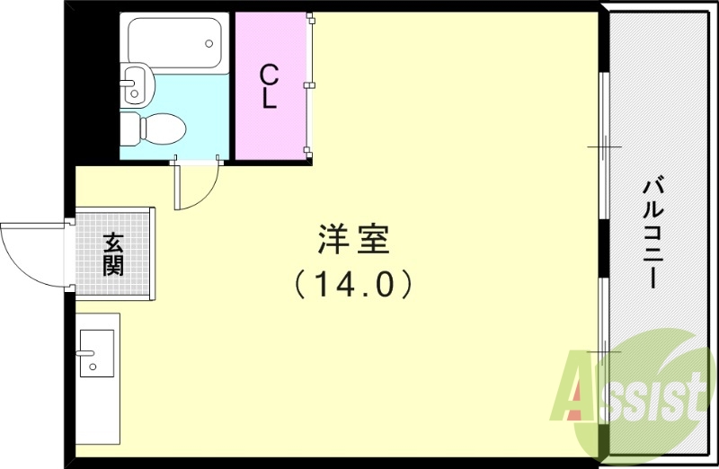 3階の間取り図