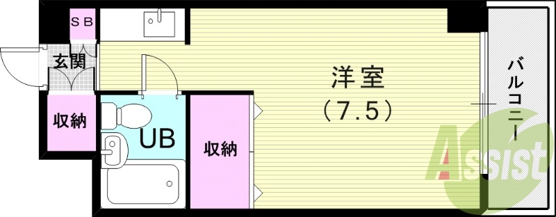 3階の間取り図