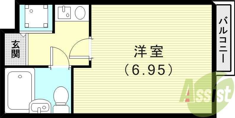 2階の間取り図