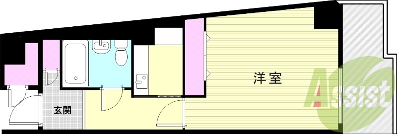 5階の間取り図