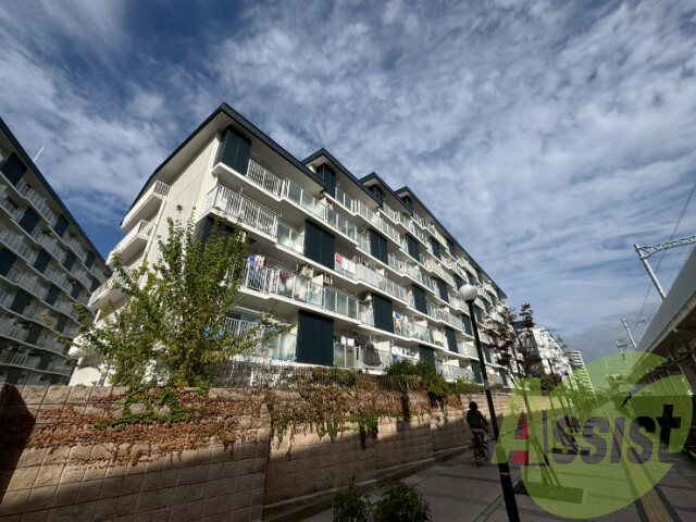 明石ハウス3号棟の外観