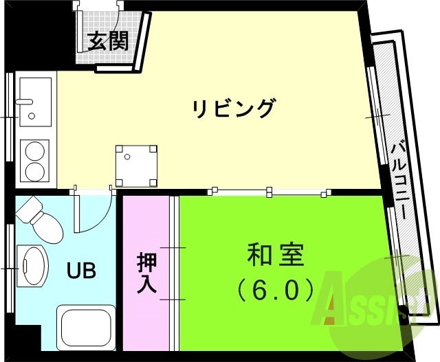 2階の間取り図