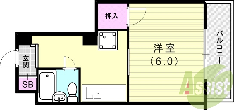 3階の間取り図
