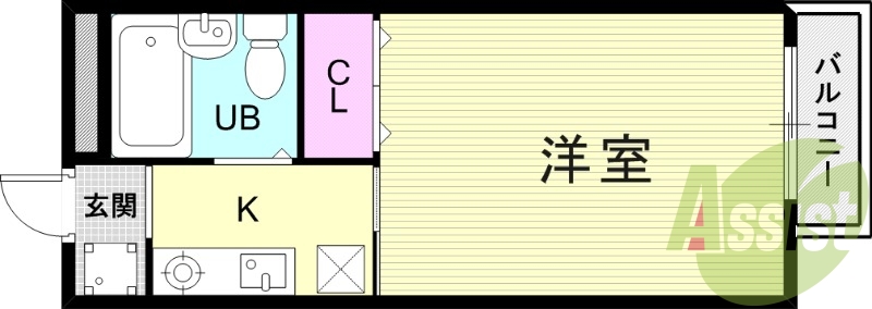 1階の間取り図