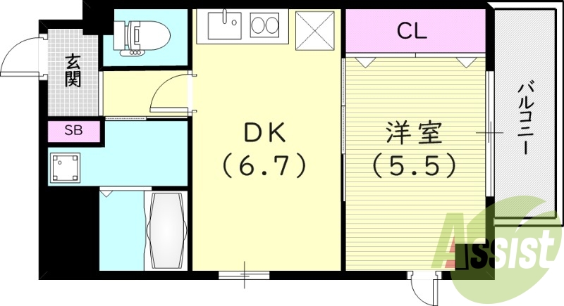 3階の間取り図