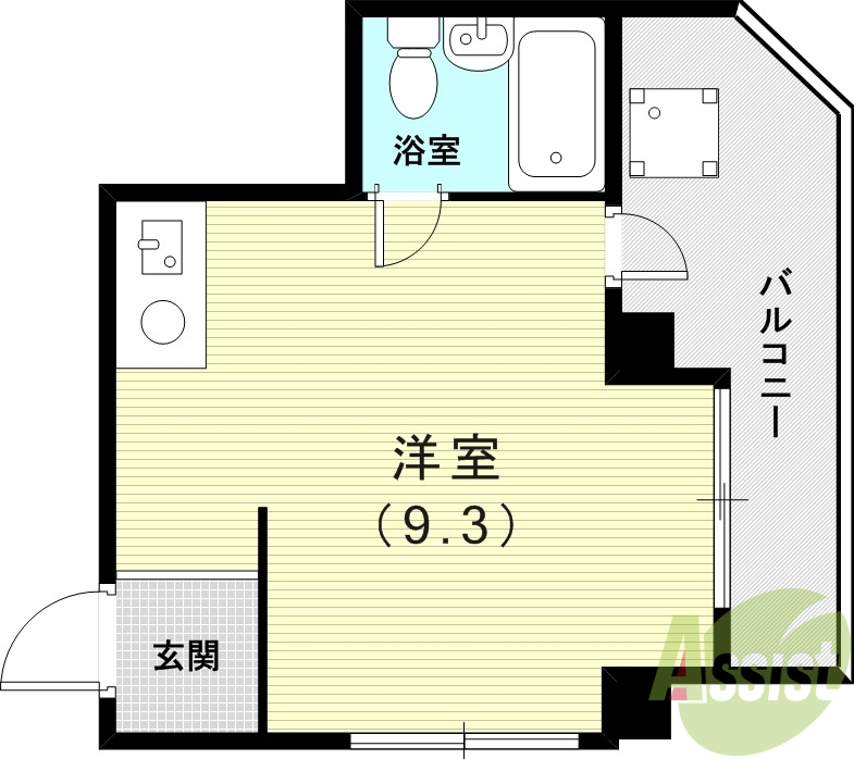 4階の間取り図