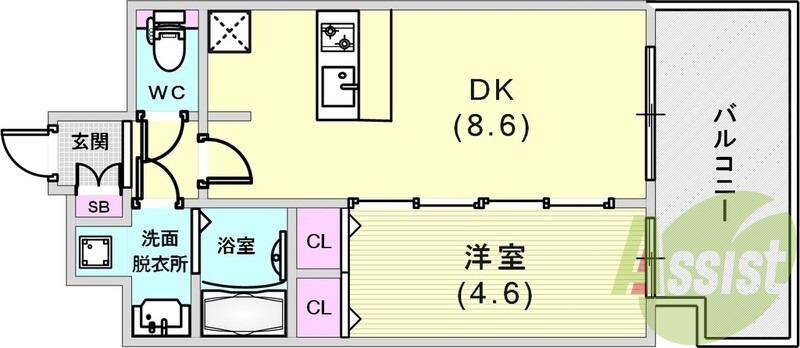 10階の間取り図