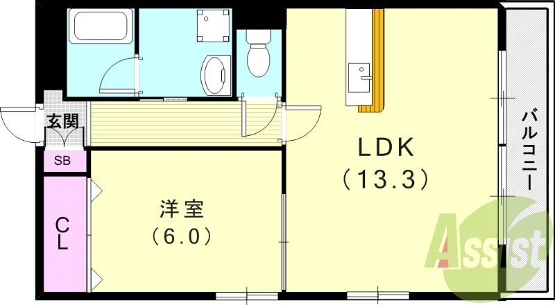 3階の間取り図