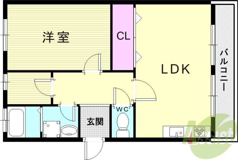 5階の間取り図
