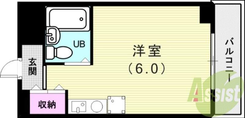 4階の間取り図