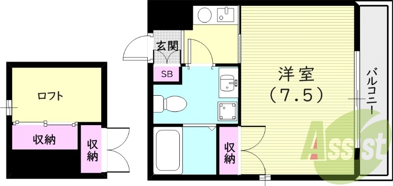 3階の間取り図