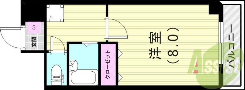 7階の間取り図