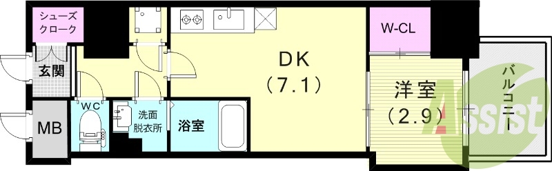 11階の間取り図