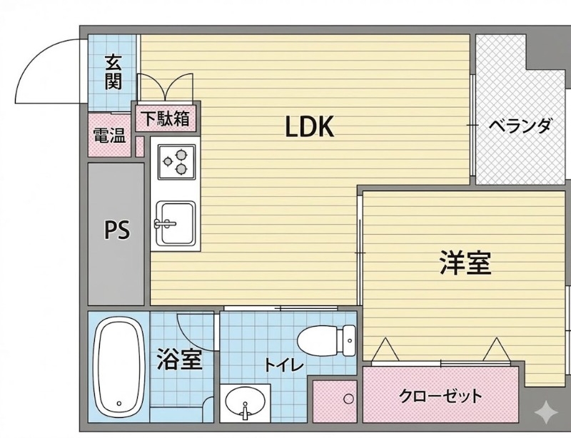 9階の間取り図