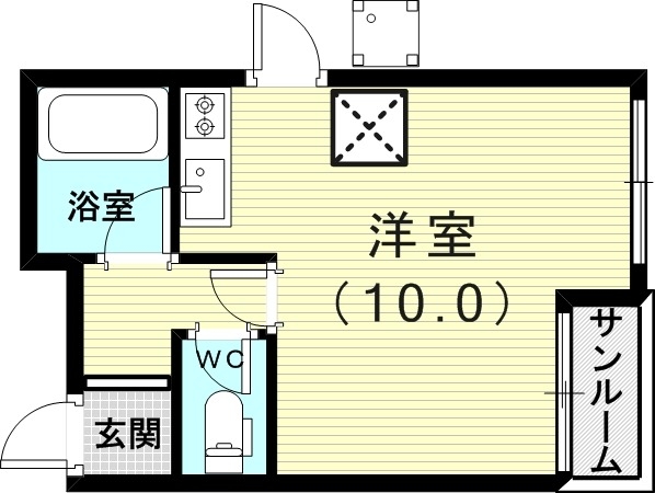 1階の間取り図