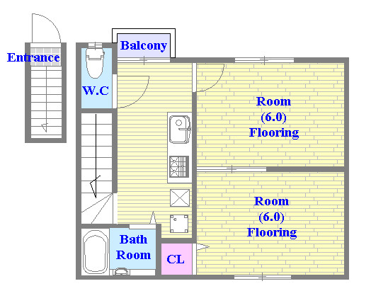 シンプルな住み心地を実感できる素敵な間取りになってます。