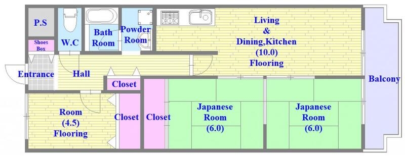 各部屋が余裕のある広さで、とてもゆったりとした間取りです。