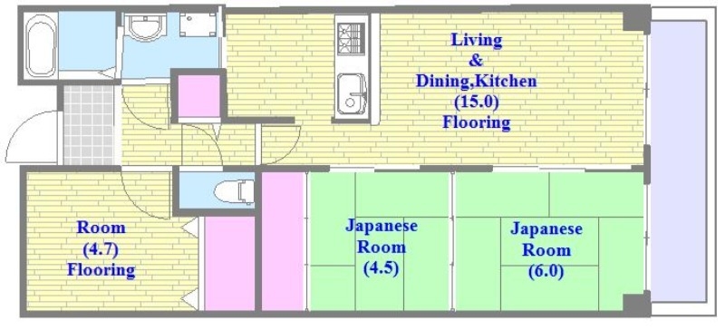 広々間取り、家族が増えてもあわてません