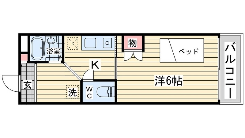 6階の間取り図