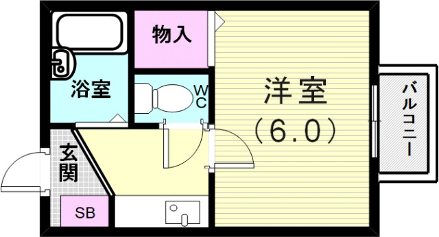 2階の間取り図