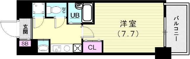 シンプルな住み心地を実感できる素敵な間取りになってます。