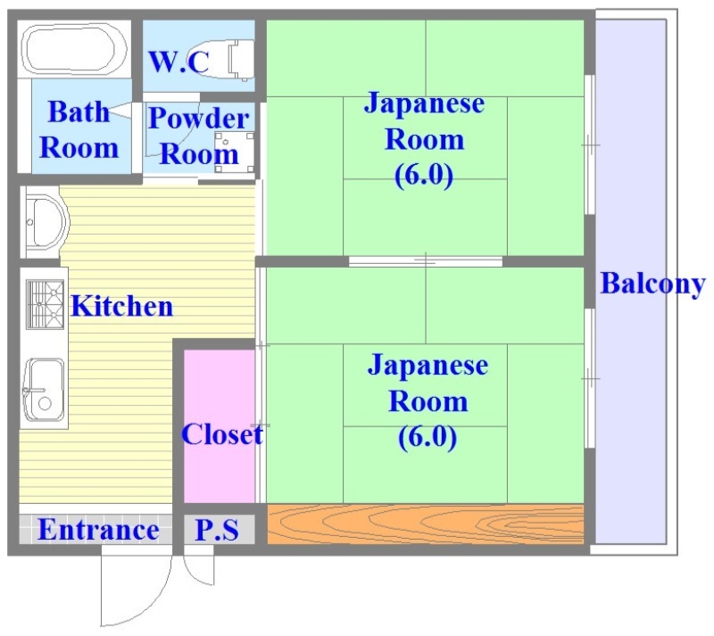 新婚さんにピッタリ。使いやすいゆったりとした間取り。