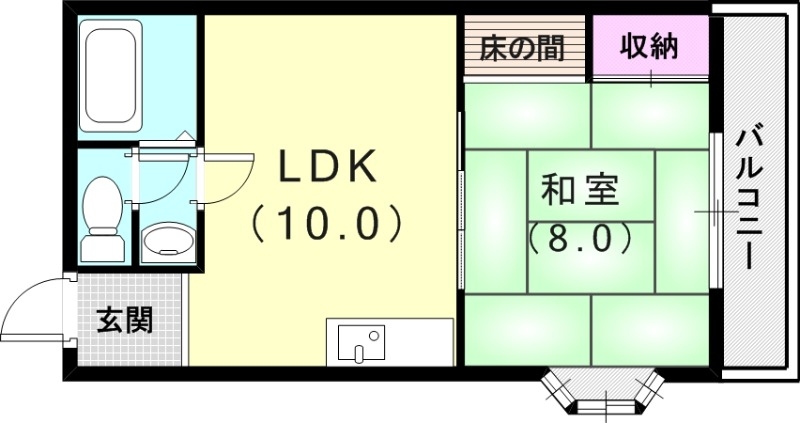 2階の間取り図