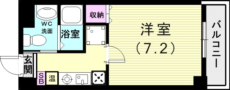 6階の間取り図