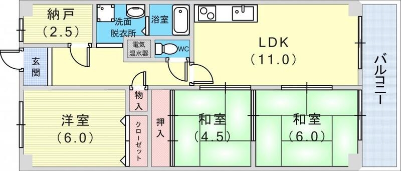 ３ＳＬＤＫ（６８平米）