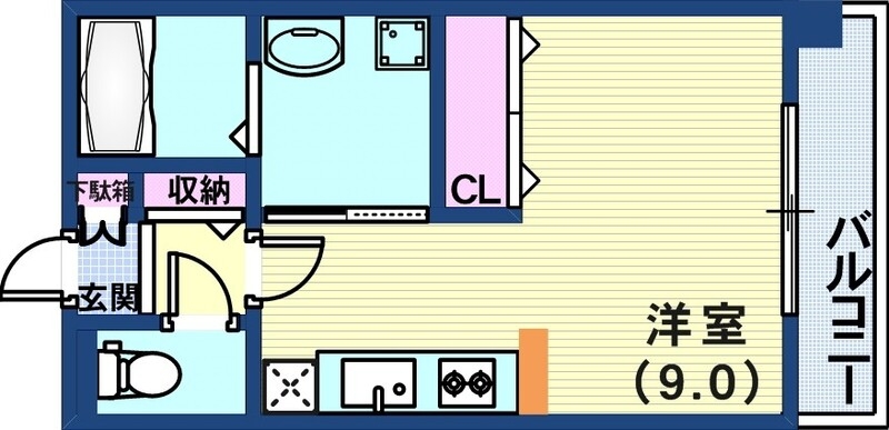 4階の間取り図