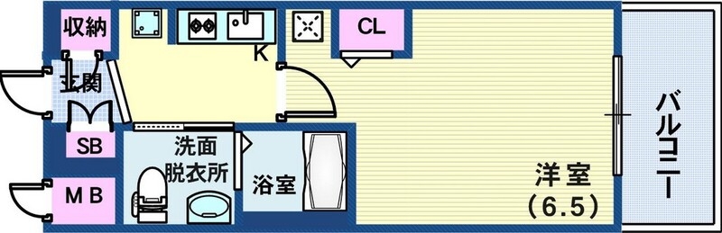 8階の間取り図