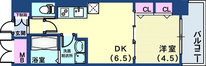 7階の間取り図