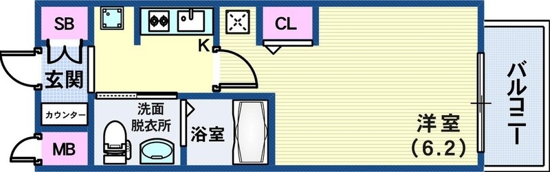 7階の間取り図