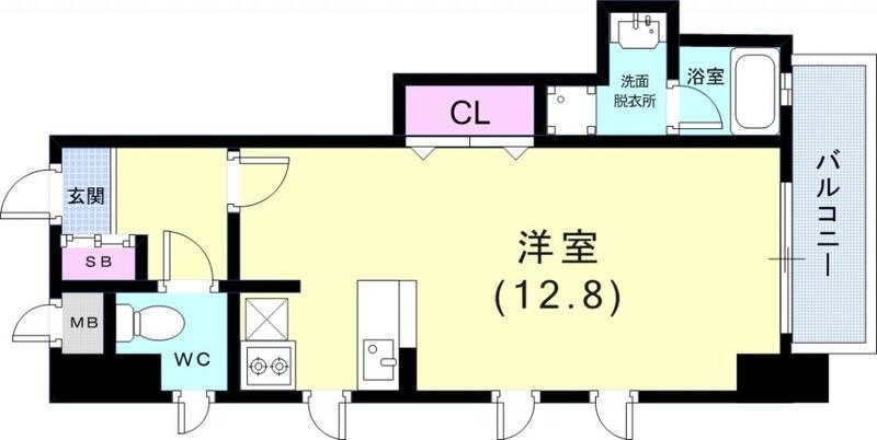 4階の間取り図
