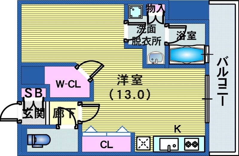 2階の間取り図