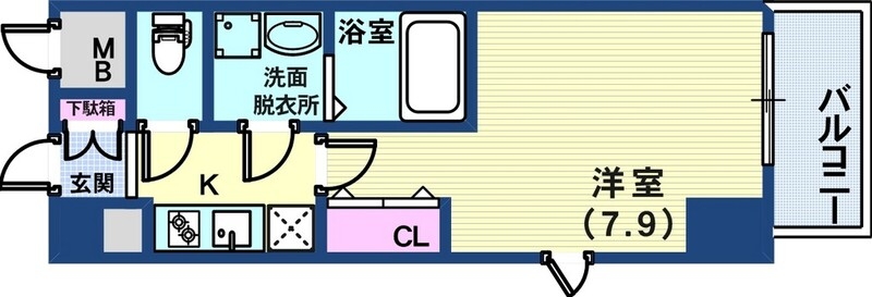 5階の間取り図