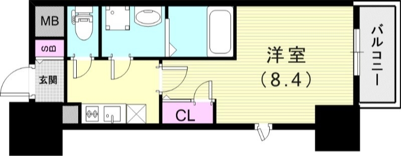 4階の間取り図