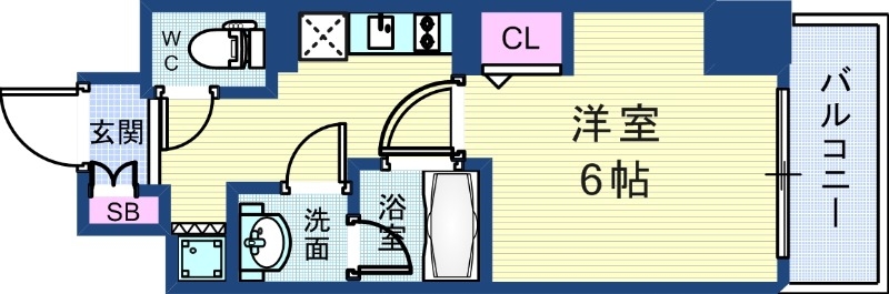 2階の間取り図