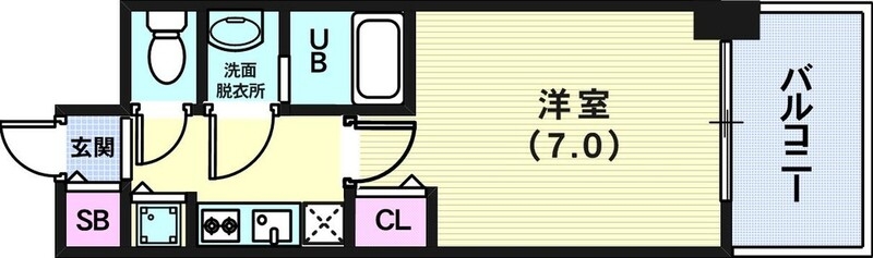 2階の間取り図