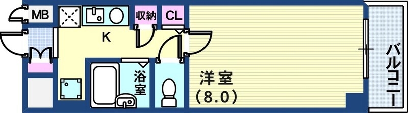 4階の間取り図