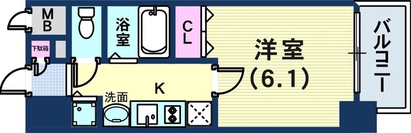 2階の間取り図