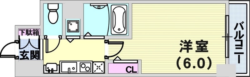 2階の間取り図