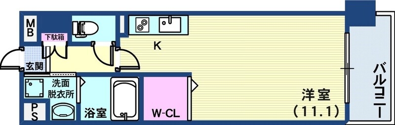 7階の間取り図