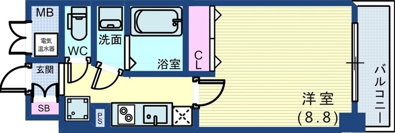 4階の間取り図