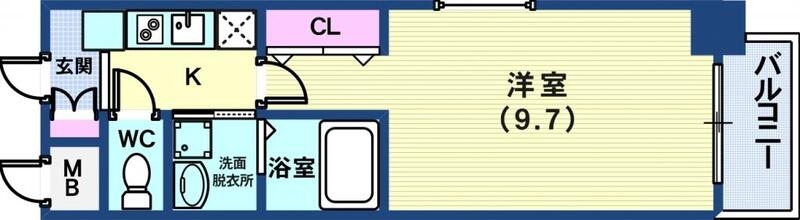 8階の間取り図
