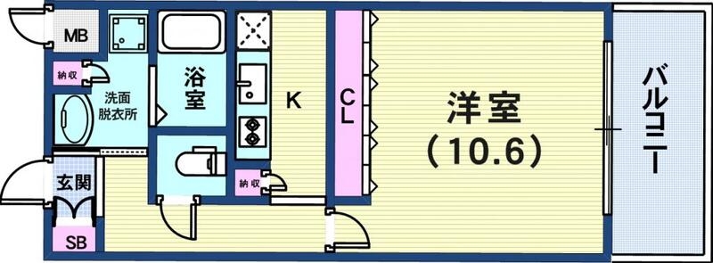 7階の間取り図