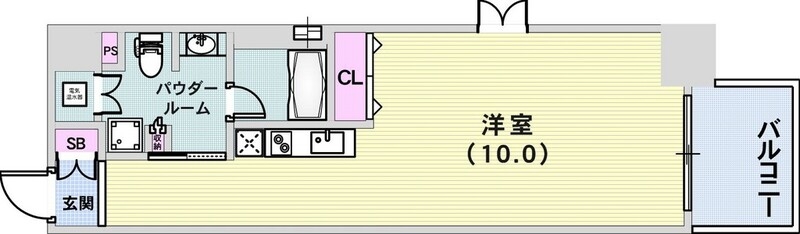 9階の間取り図
