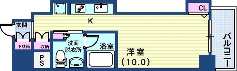 7階の間取り図