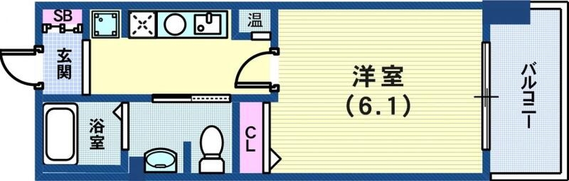 8階の間取り図